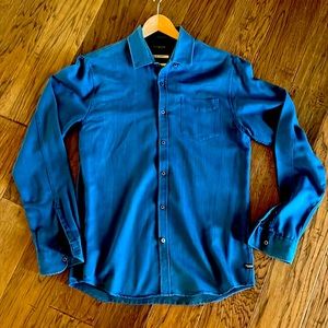 Scotch & Soda Blue Button Down Shirt